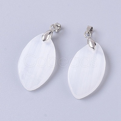 Natural Calcite Pendants G-L501-25-1