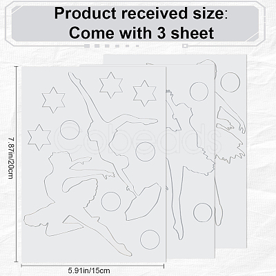 Mirror Acrylic Self Adhesive Wall Decorative AJEW-WH0518-24B-1