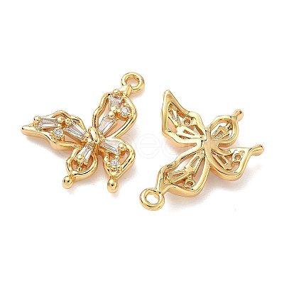 Brass Micro Pave Cubic Zirconia Pendants KK-A281-09A-G-1