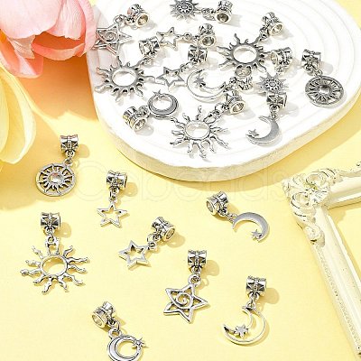 Tibetan Style Alloy Pendants PALLOY-FS00001-1