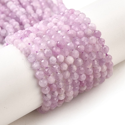 Natural Kunzite Beads Strands G-G259-D11-4mm-1