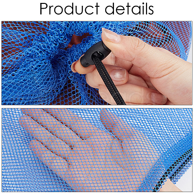 2Pcs Polyester Drawstring Clothing Storage Bags ABAG-GF0001-49C-1