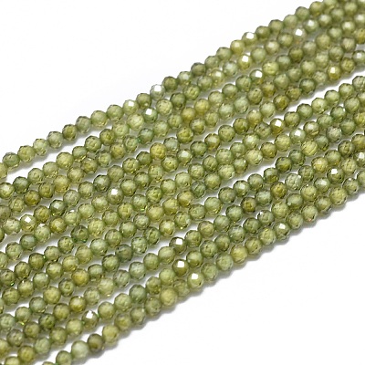 Cubic Zirconia Beads Strands X-G-G792-47-04A-1
