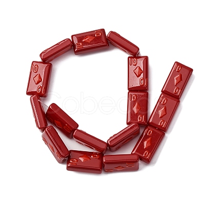 Baking Paint Glass Enamel Beads LAMP-Q045-07I-1