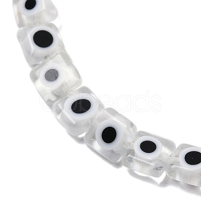 Handmade Evil Eye Lampwork Beads Strands LAMP-G166-03B-1