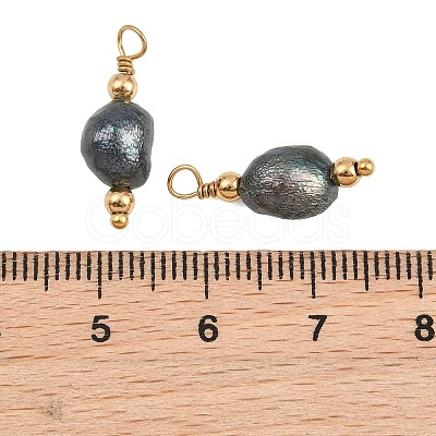 Dyed Natural Baroque Keshi Pearl Pendants PA-CBA0A45-08G-1