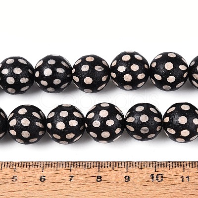 Tibetan Style Natural Agate dZi Beads Strands G-T144-36-1