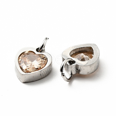 304 Stainless Steel Pendants STAS-D189-06P-11-1