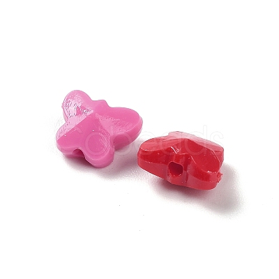 Opaque Acrylic Beads SACR-D009-02C-1