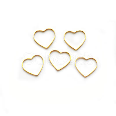 Brass Linking Rings KK-Y003-02C-G-1