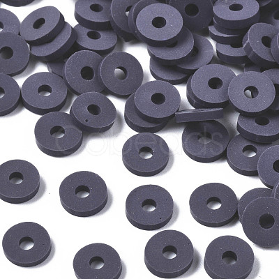 Handmade Polymer Clay Beads X-CLAY-Q251-6.0mm-B04-1