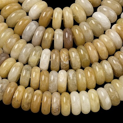 Natural Topaz Jade Beads Strands G-G329-A08-3x8mm-1