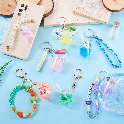 Transparent Resin Big Pendants LS-RESI-TAC0019-04D-1