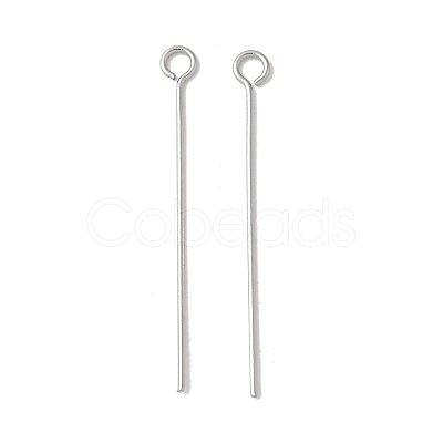 304 Stainless Steel Eye Pins STAS-K293-13P-0.6x30mm-1