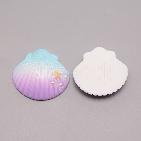 Resin Cabochons CRES-WH0010-002C-1