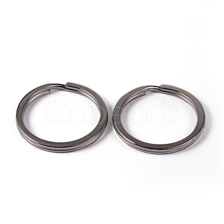 Tarnish Resistant 304 Stainless Steel Split Key Rings STAS-L176-21-1