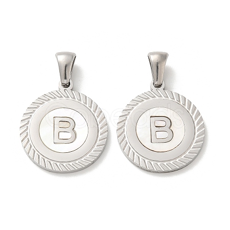 304 Stainless Steel Pendants STAS-I204-B-P-1