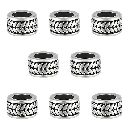 Unicraftale 8Pcs 304 Stainless Steel Beads STAS-UN0054-31-1