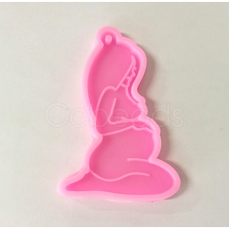Mother with Heart DIY Pendant Silicone Molds SIMO-PW0001-330C-1