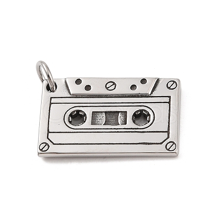 304 Stainless Steel Pendants STAS-S122-06AS-1