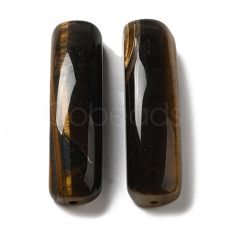 Natural Tiger Eye Connector Charms G-G095-01C-1