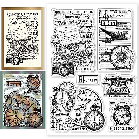 PVC Plastic Clear Stamps DIY-WH0631-0680-1