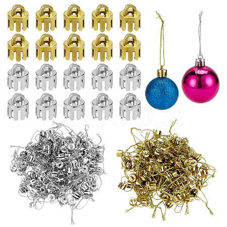 200Pcs 2 Colors Plastic Pendant Bail KY-AR0001-38B-1