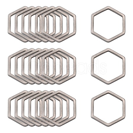 Tarnish Resistant 304 Stainless Steel Linking Ring STAS-S079-26A-1