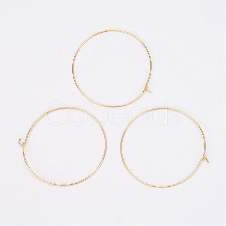 Brass Wine Glass Charm Rings EC067-6NFG-1