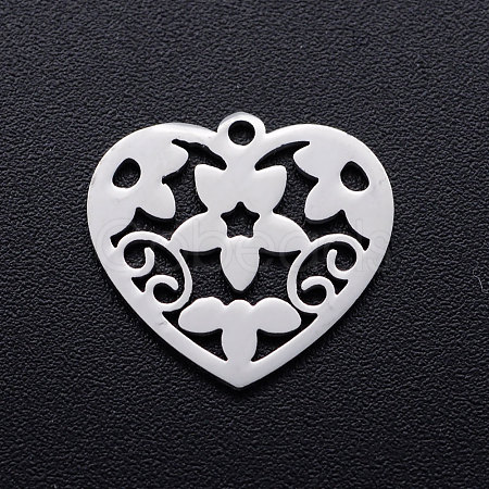 Non-Tarnish 201 Stainless Steel Pendants STAS-T046-JN255-1-1