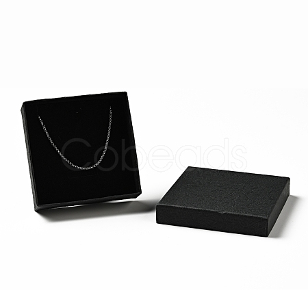 Texture Paper Jewelry Gift Boxes OBOX-G016-C03-B-1