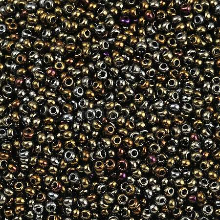 12/0 Grade A Round Glass Seed Beads SEED-Q008-F602-1