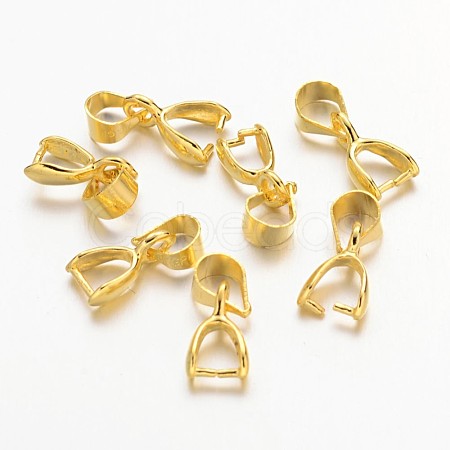 Brass Ice Pick Pinch Bails X-IFIN-KK08-G-1
