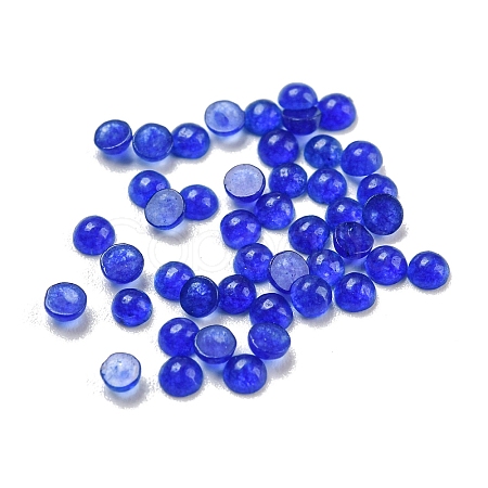 Natural White Jade Dyed Cabochons G-H309-02-04-1