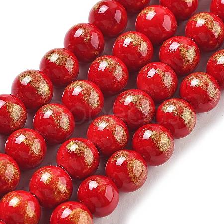 Natural Mashan Jade Beads Strands G-A255-A01-01A-1