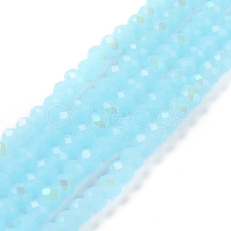 Electroplate Glass Beads Strands EGLA-A044-J4mm-L04-1