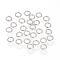 Tarnish Resistant 304 Stainless Steel Round Rings, Soldered Jump Rings, Closed Jump Rings, Stainless Steel Color, 20 Gauge, 6x0.8mm