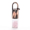 Glass Roller Bottle, with Natural Rose Quartz Roller Balls and Chips, Essential Oil Perfume Bottles, Red Copper Brass Bottle Cap, 62.5x16mm, Hole: 10x14mm, Jump Ring: 8x1mm