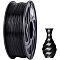 Plastic Cord, 3D Printer Filament, Black, 1.75mm, about 400m/roll