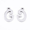 Non-Tarnish 201 Stainless Steel Charms LS-STAS-T044-217P-G-2
