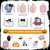 84Pcs 16 Styles Halloween Opaque Resin Decoden Cabochons CRES-SC0002-89-2