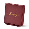 Square & Word Jewelry Cardboard Jewelry Boxes CBOX-C015-01C-01-2