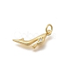 Brass Micro Pave Cubic Zirconia Pendants KK-D431-075B-01-2