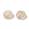 Transparent Plating Acrylic Beads X-OACR-L013-027-2