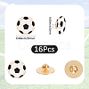 16Pcs Alloy Brooches JEWB-SC0001-80-2