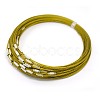 201 Stainless Steel Wire Necklace Cord X-TWIR-SW001-6-1