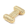 Rack Plating Brass Micro Pave Cubic Zirconia Pendants KK-Q790-01I-G-2