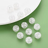 Transparent Crackle Acrylic Beads MACR-S373-66B-N12-6