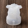 3D Christmas  DIY Candle Holder Silicone Statue Molds DIY-F144-04B-2