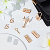 2 Sets Alloy Bag Lock Clasp Set FIND-WR0006-89-4